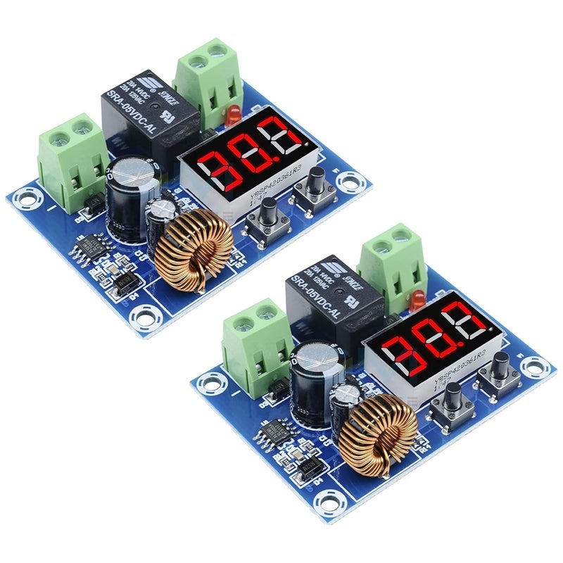 Sumklin 2 PCS XH-M609 Low Voltage Cutoff, DC 12V-36V Voltage Protection Digital Display Switch Module Over Discharge Protection Low Voltage Protector Disconnect Switch Module - Image 1